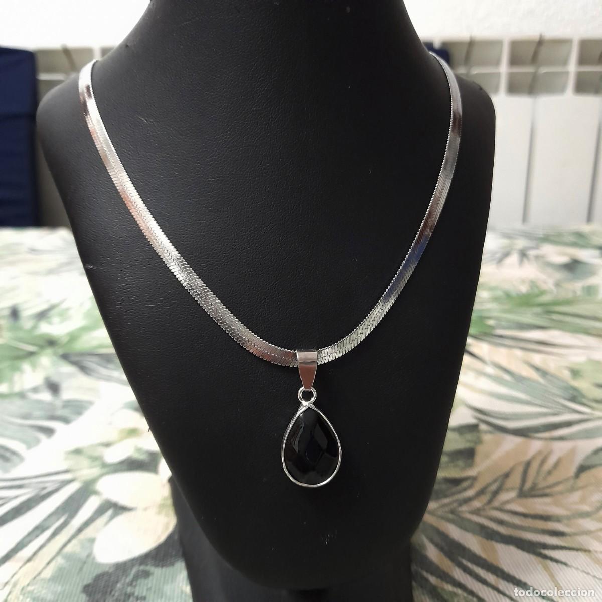 Joyeria: Collar de piedra sintetica negra - Foto 9
