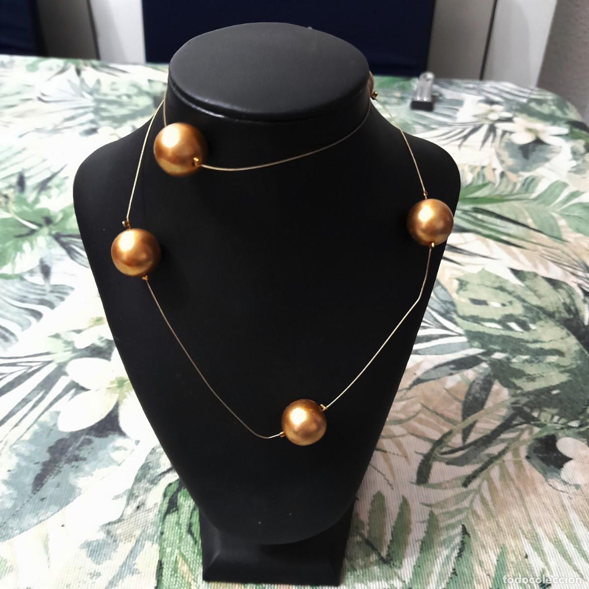 Joyeria: Collar con bolas doradas - Foto 2