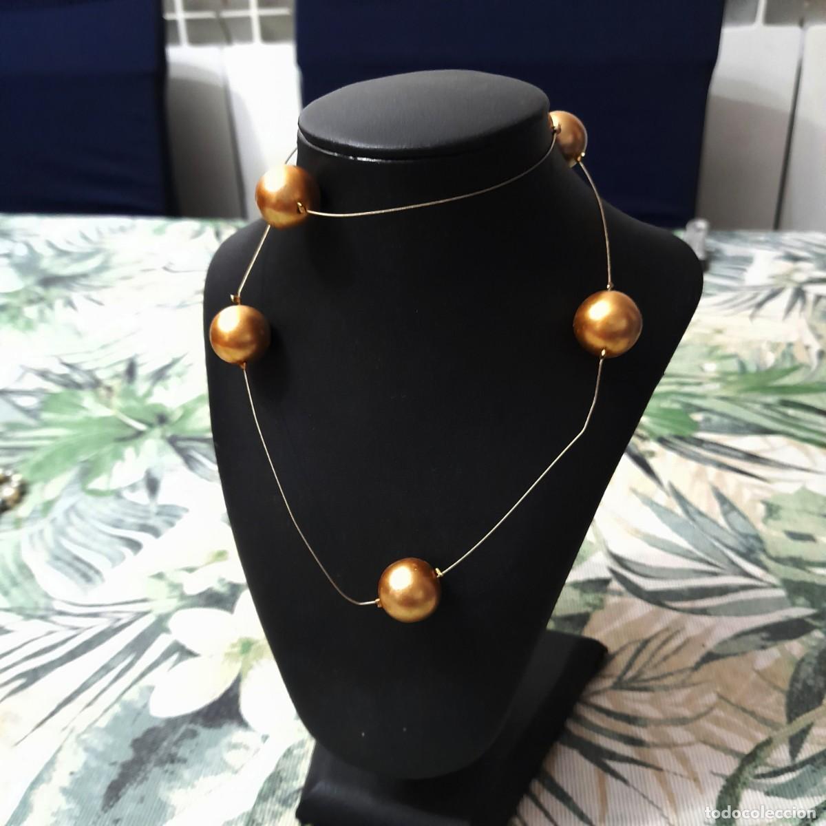 Joyeria: Collar con bolas doradas - Foto 3