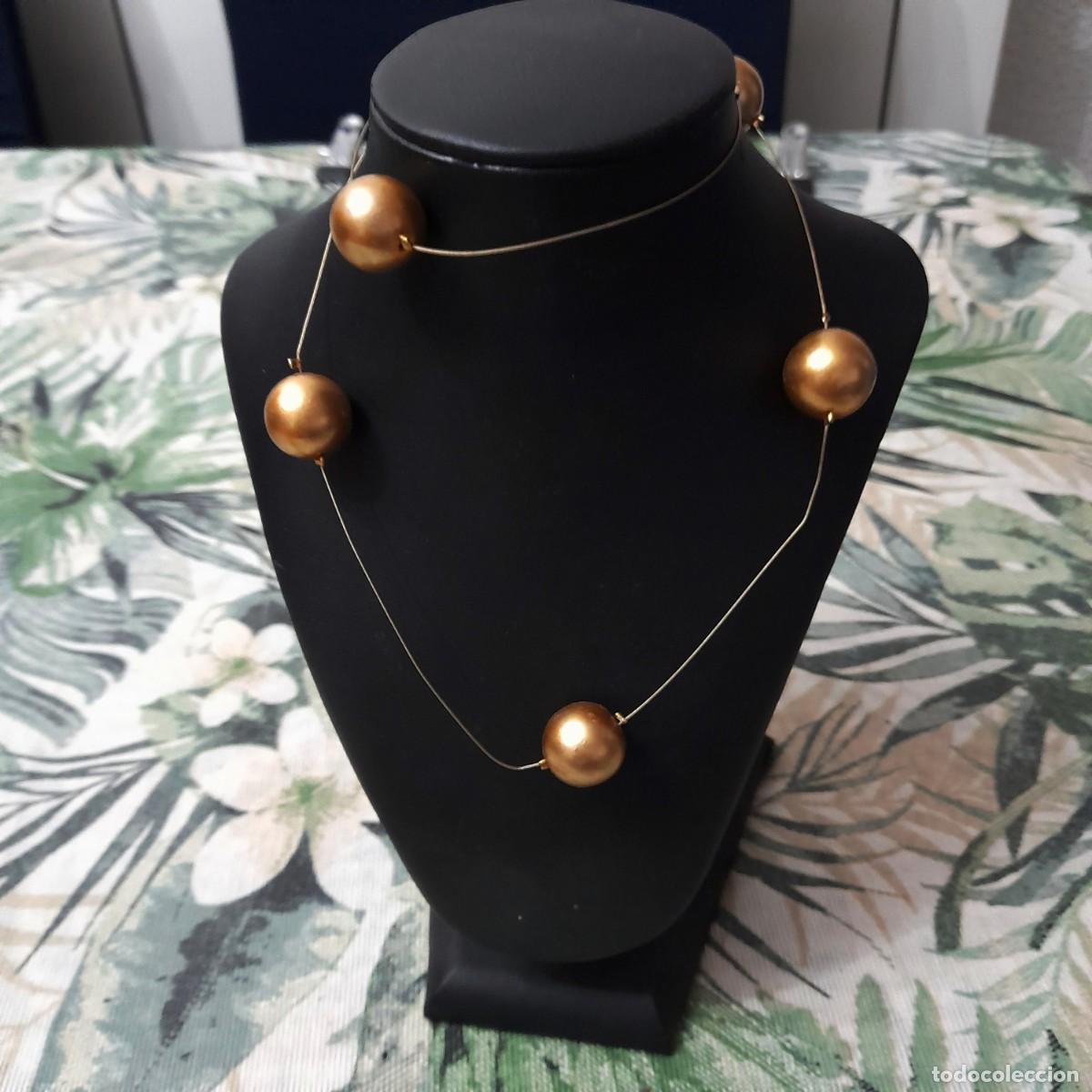 Joyeria: Collar con bolas doradas - Foto 4