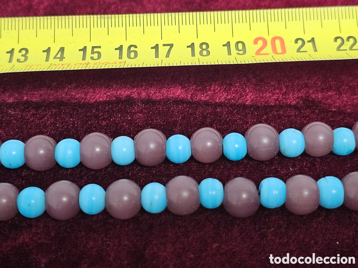Joyeria: Collar de fantas&iacute;a azul y marr&oacute;n - Foto 4