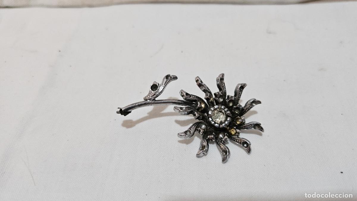 Joyeria: broche de bisuteria antigua - Foto 1