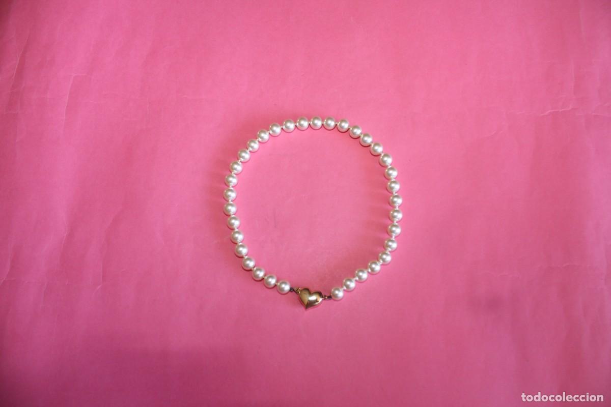 Joyeria: GARGANTILLA EFECTO PERLAS - CORAZ&Oacute;N DORADO CENTRAL - Foto 4