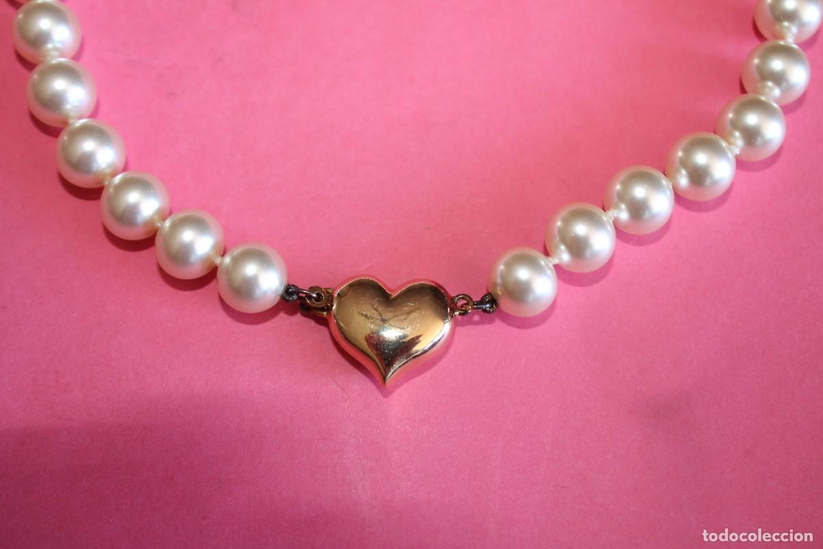 Joyeria: GARGANTILLA EFECTO PERLAS - CORAZ&Oacute;N DORADO CENTRAL - Foto 5
