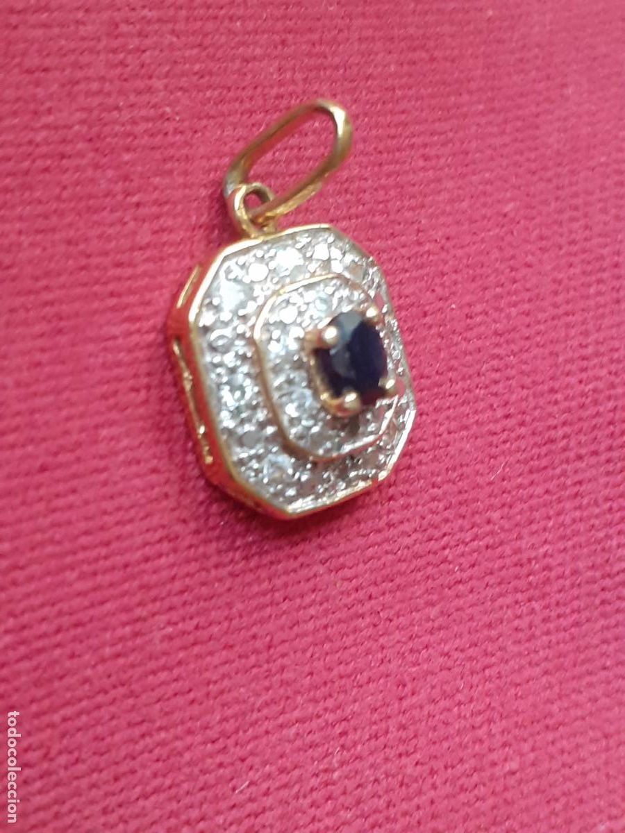 Joyeria: Colgante plaque oro circonitas - Foto 1