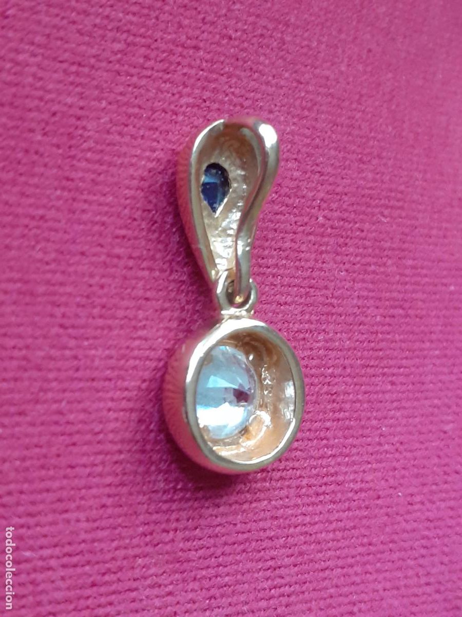 Joyeria: Colgante plaque oro y circonita - Foto 2