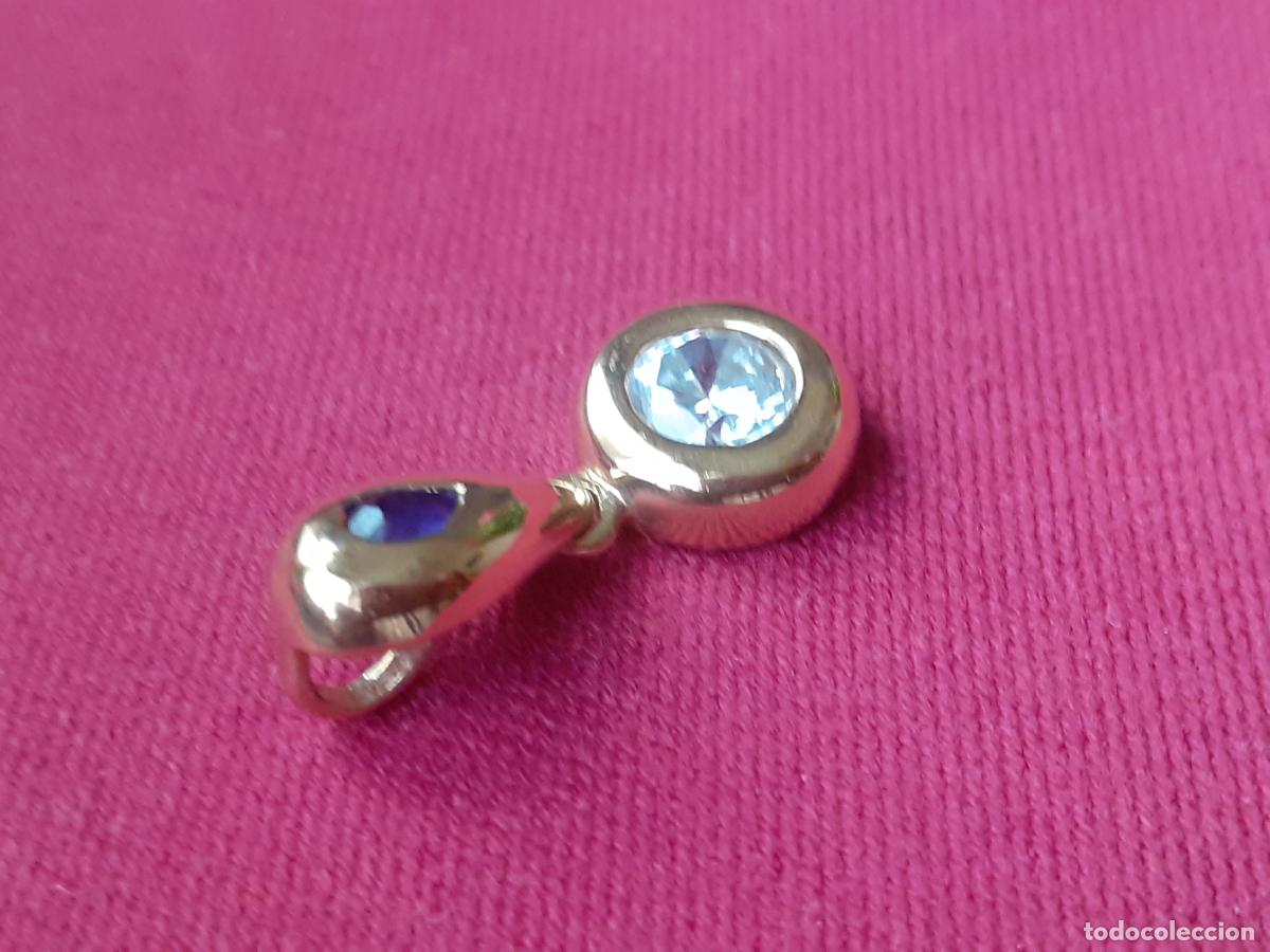 Joyeria: Colgante plaque oro y circonita - Foto 3