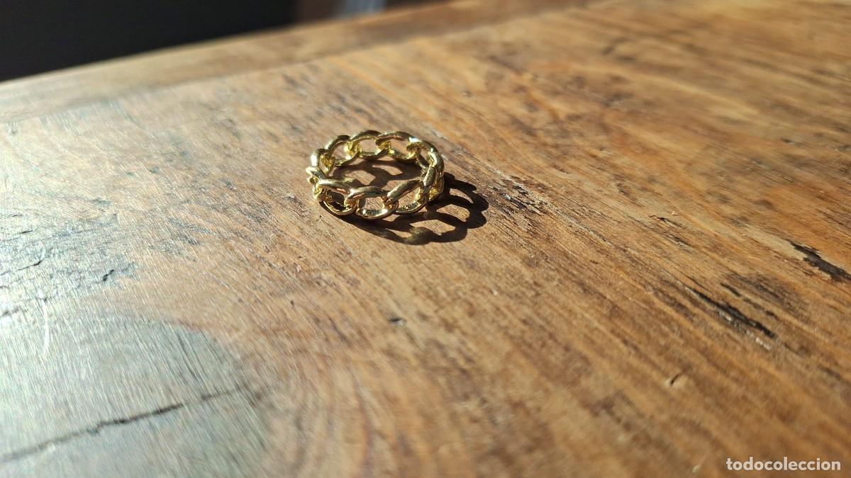Joyeria: Anillo Eslabones Chapado en Oro 18 Kilates - Foto 3