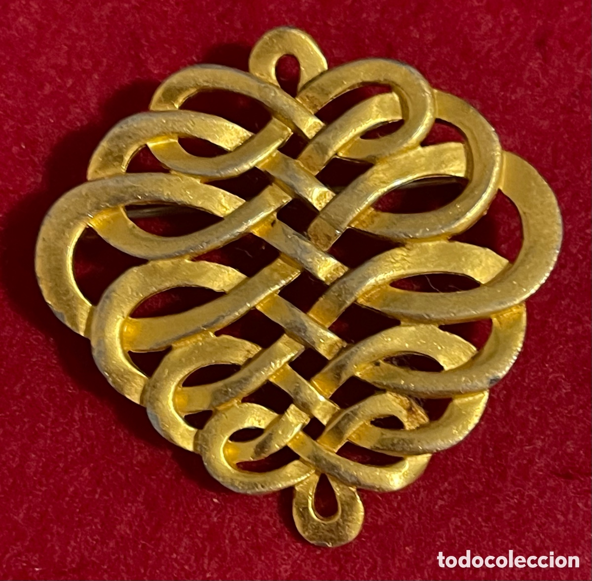 Joyeria: Bonito broche chapado en oro. - Foto 2