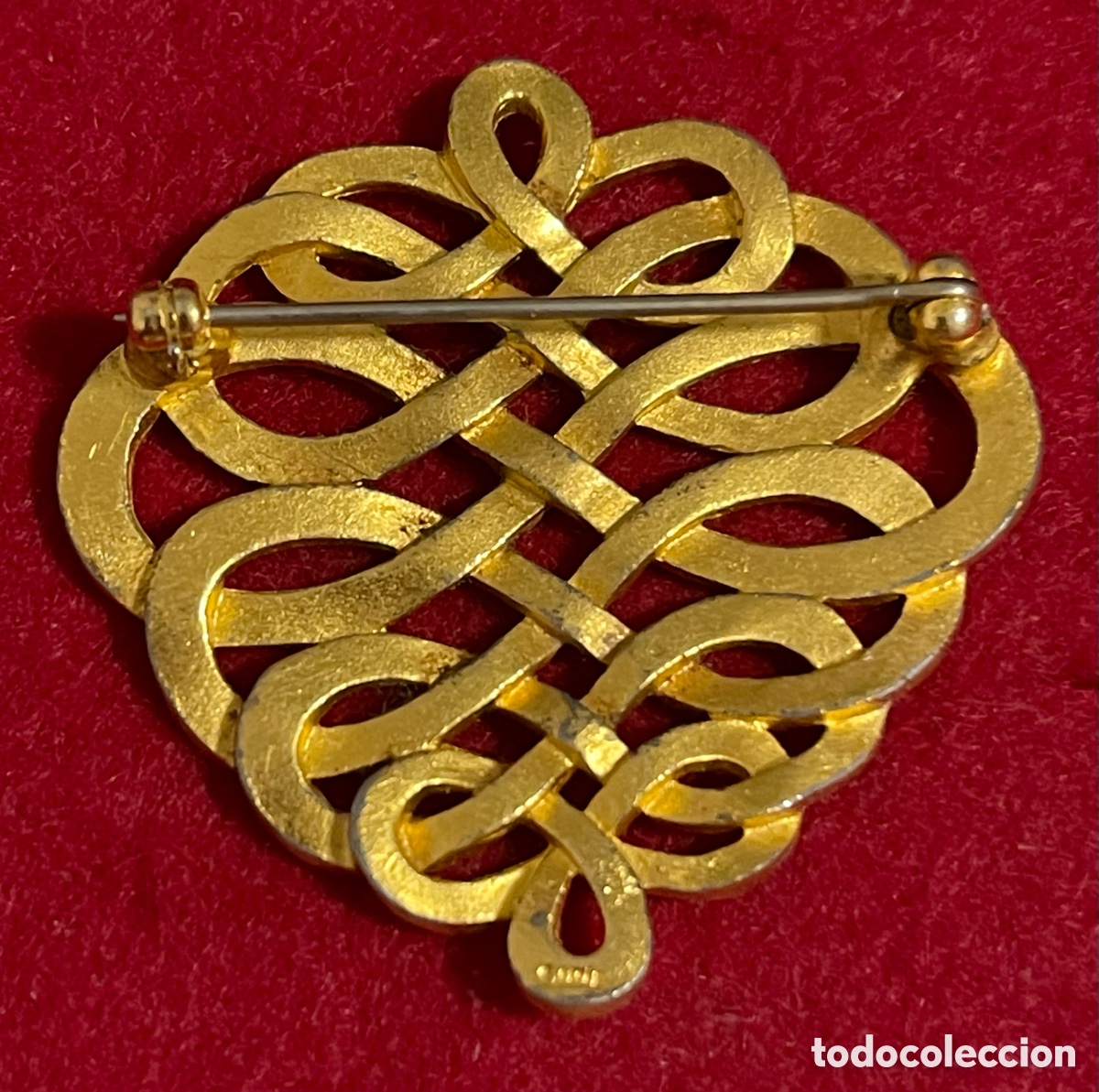 Joyeria: Bonito broche chapado en oro. - Foto 3