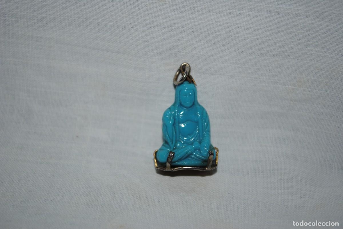 Joyeria: COLGANTE DE CRISTAL , EN FORMA DE BUDA . - Foto 2