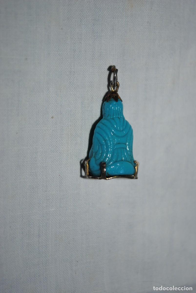 Joyeria: COLGANTE DE CRISTAL , EN FORMA DE BUDA . - Foto 3