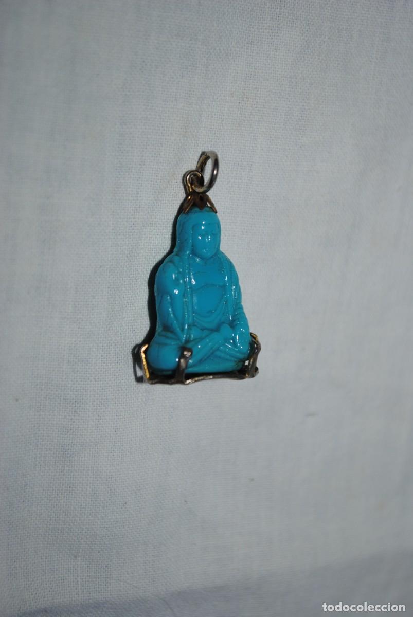 Joyeria: COLGANTE DE CRISTAL , EN FORMA DE BUDA . - Foto 1