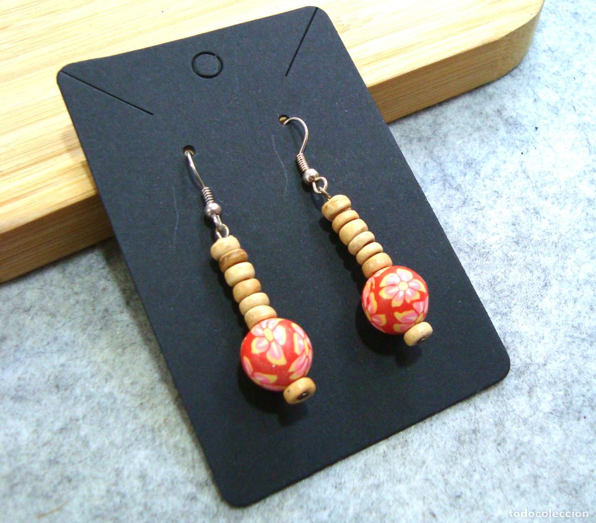Joyeria: Pendientes bohemios color combinado, A&ntilde;o 2000, Nuevos - Foto 2