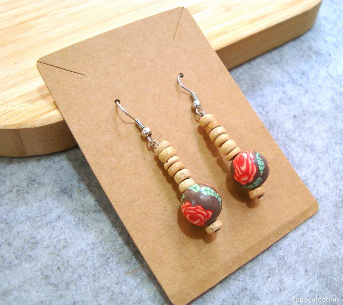 Joyeria: Pendientes bohemios color combinado, A&ntilde;o 2000, Nuevos - Foto 1