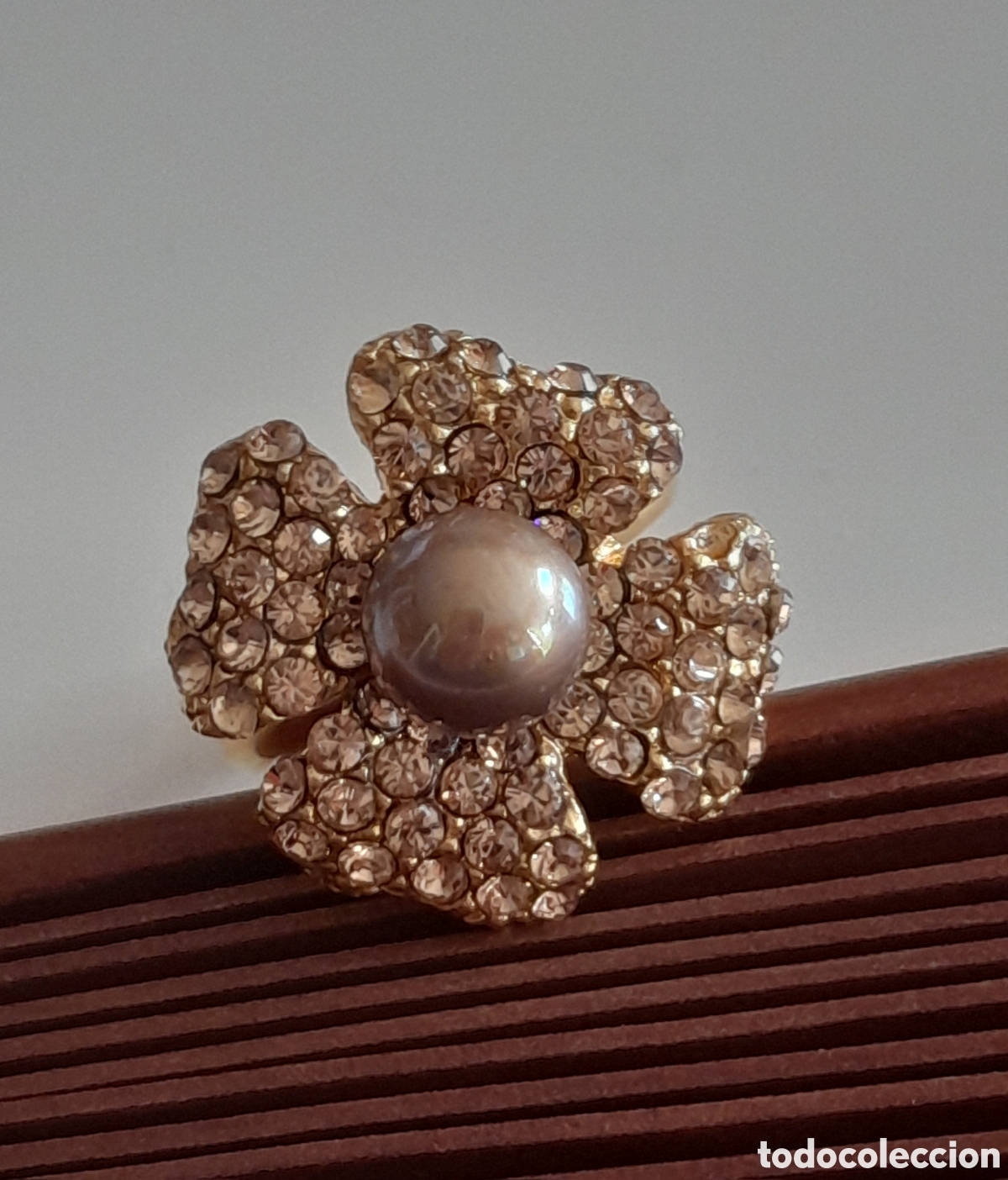 Joyeria: ANILLO CON CRISTAL SWAROVSKI Y PERLA - Foto 2