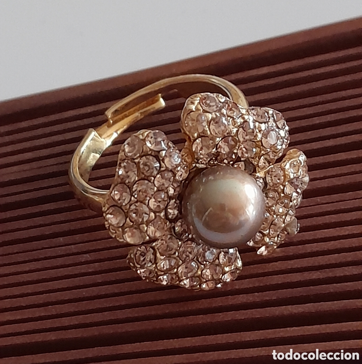 Joyeria: ANILLO CON CRISTAL SWAROVSKI Y PERLA - Foto 3