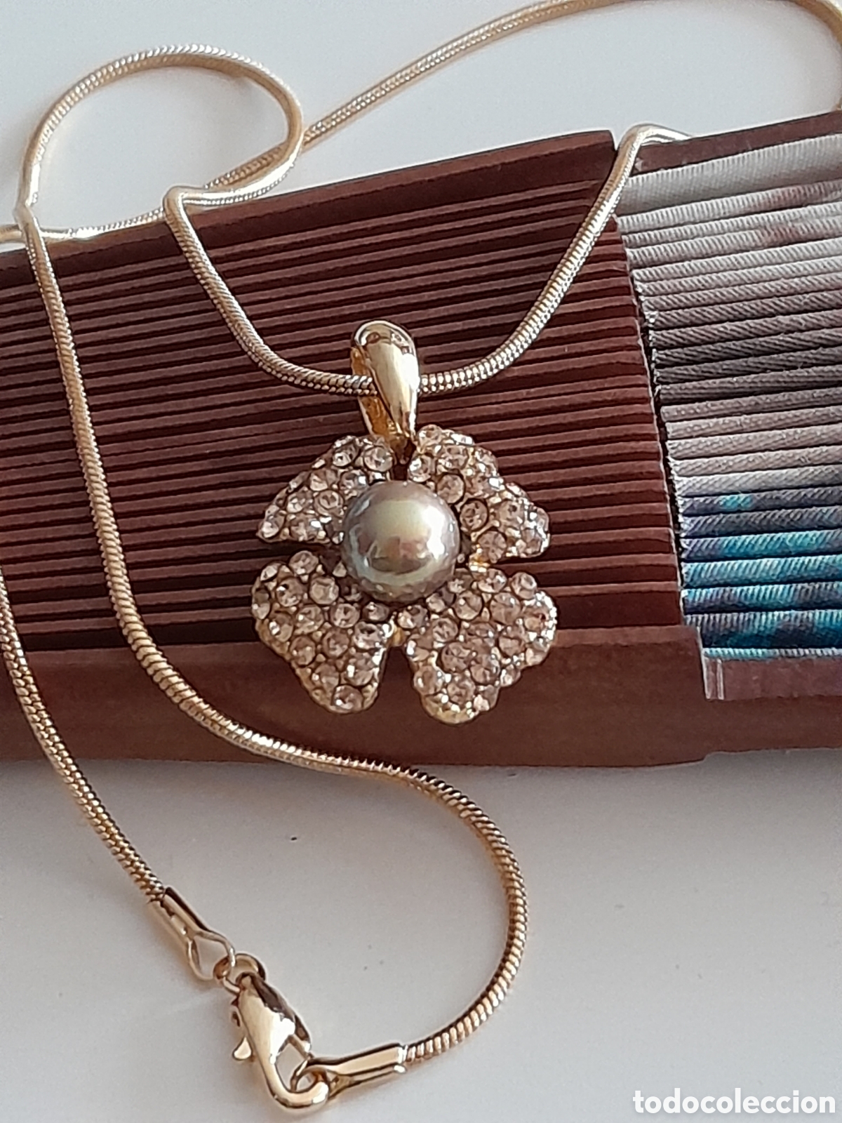 Joyeria: GARGANTILLA DE SWAROVSKI Y PERLA - Foto 3