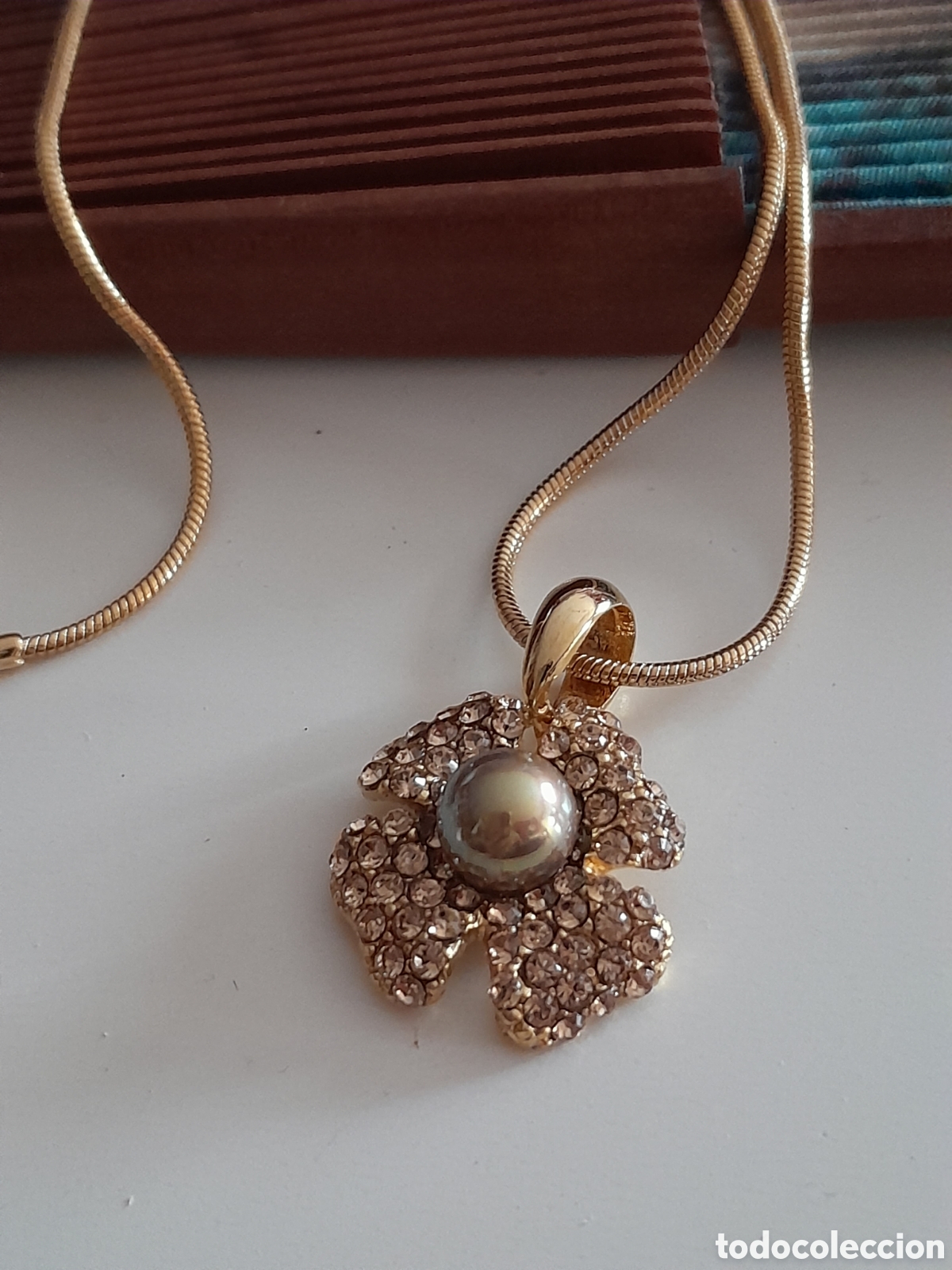 Joyeria: GARGANTILLA DE SWAROVSKI Y PERLA - Foto 4