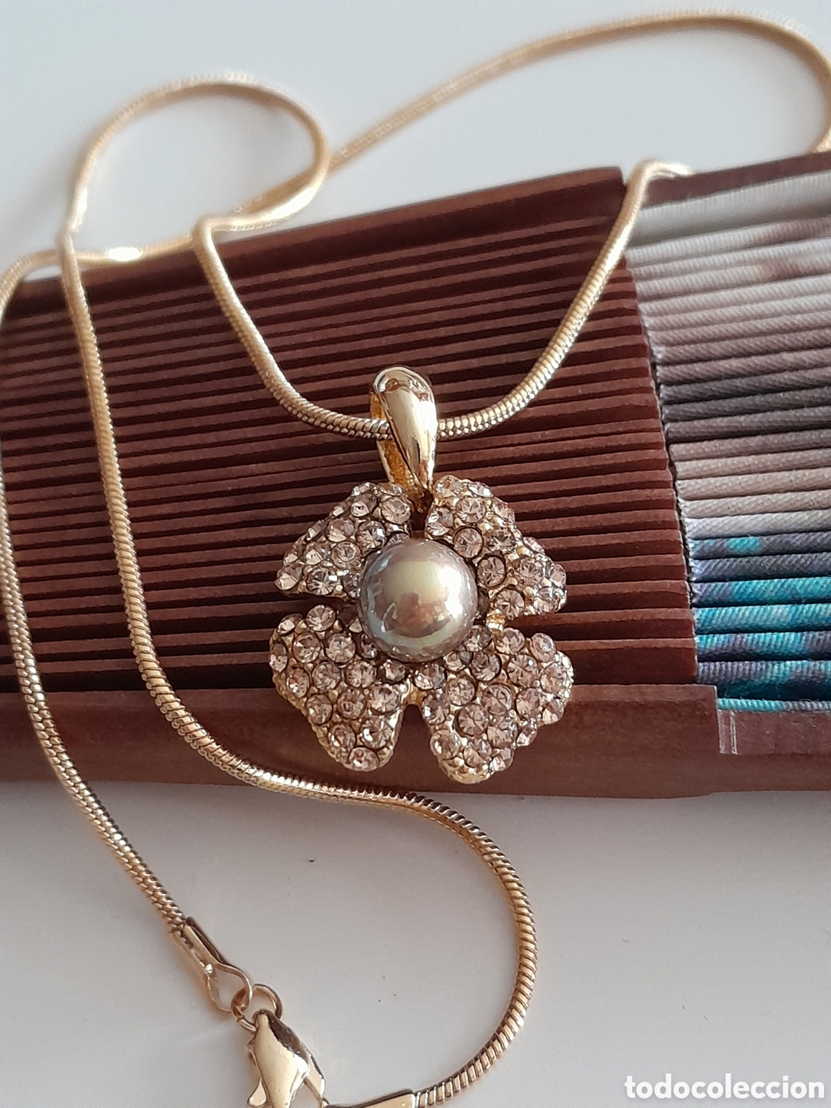 Joyeria: GARGANTILLA DE SWAROVSKI Y PERLA - Foto 1
