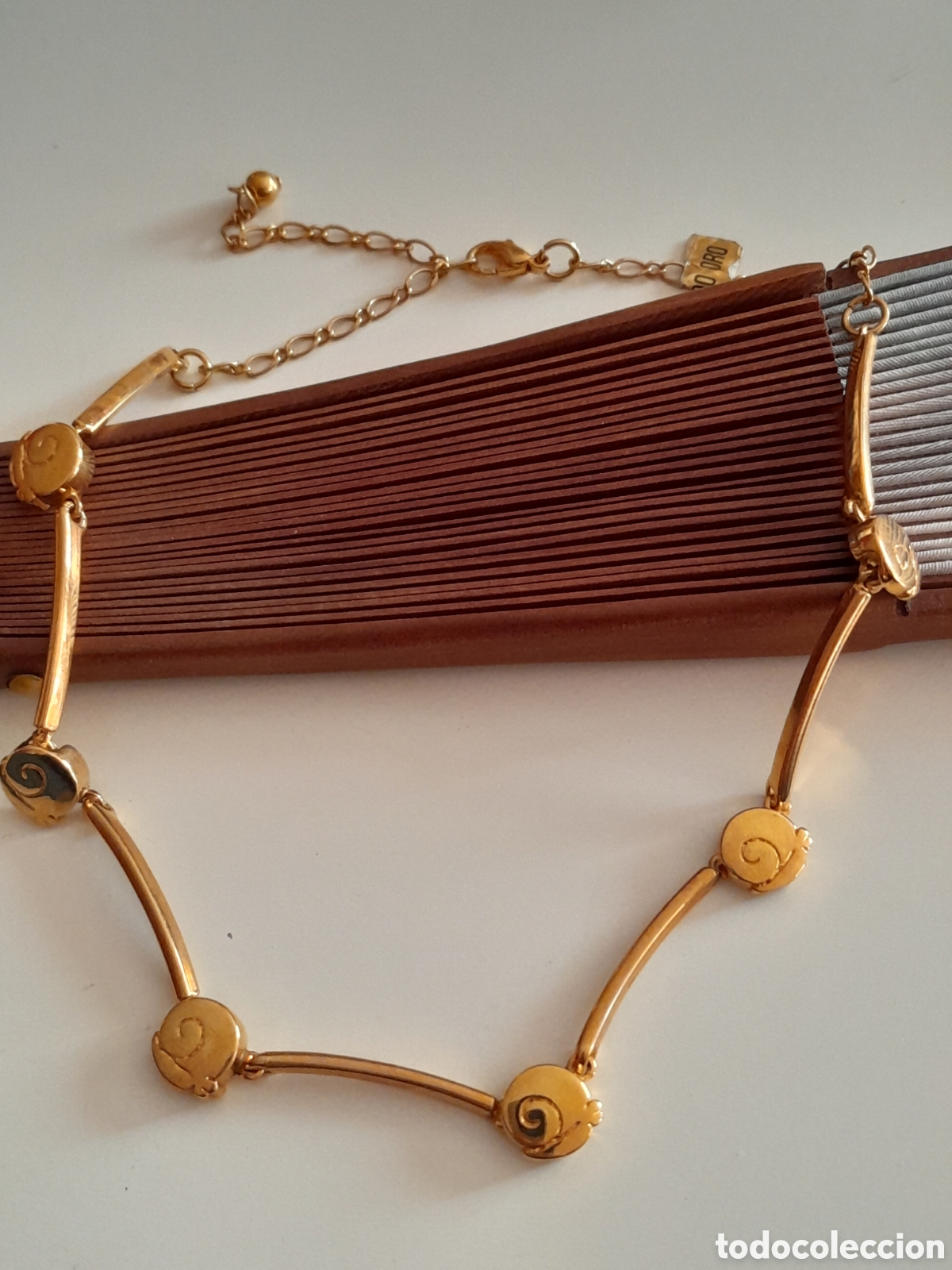 Joyeria: GARGANTILLA CHAPADA CON CARACOLES - Foto 3