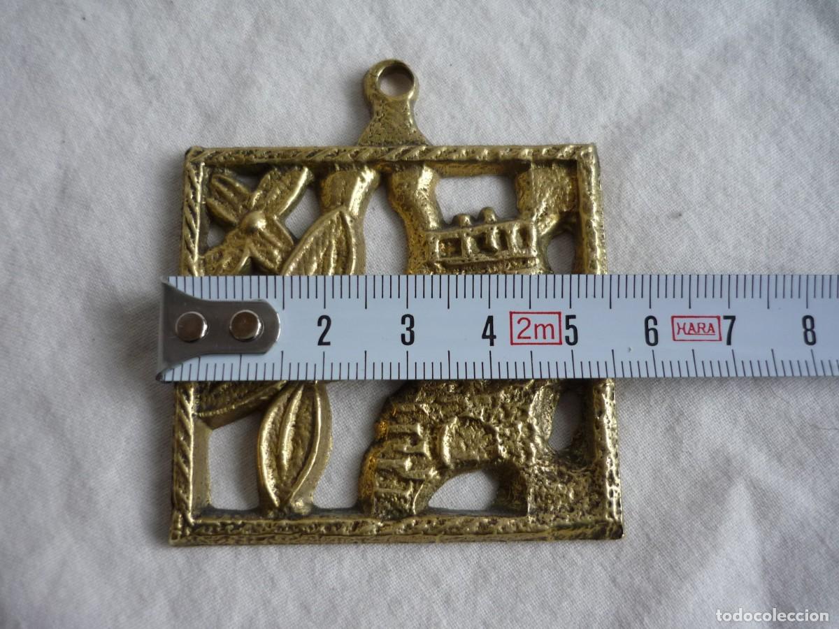 Joyeria: Colgante de bronce calado Torre con flores - Foto 5