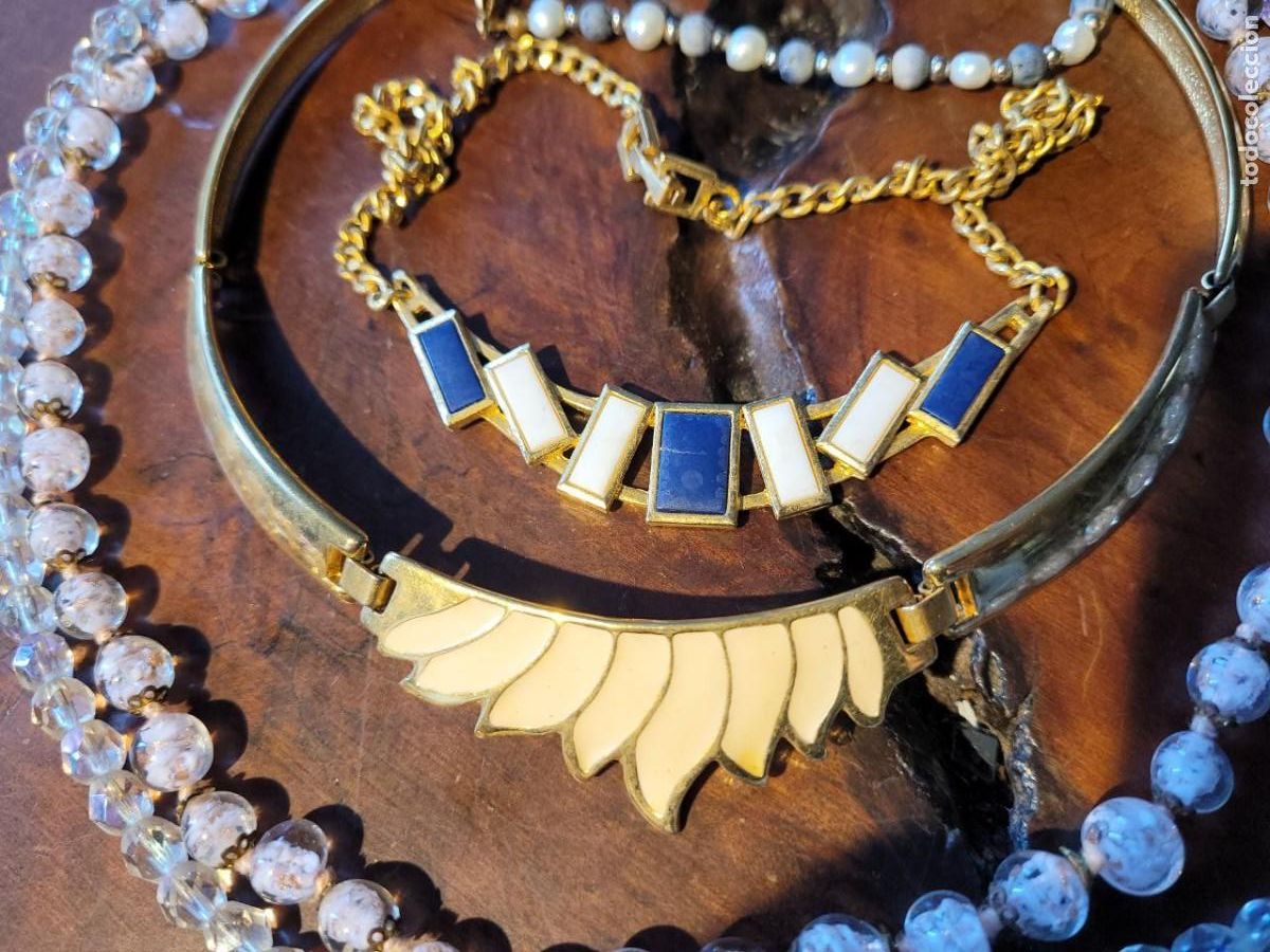 Joyeria: 4 COLLARES Y UNA PULSERA DE BISUTERIA - Foto 3