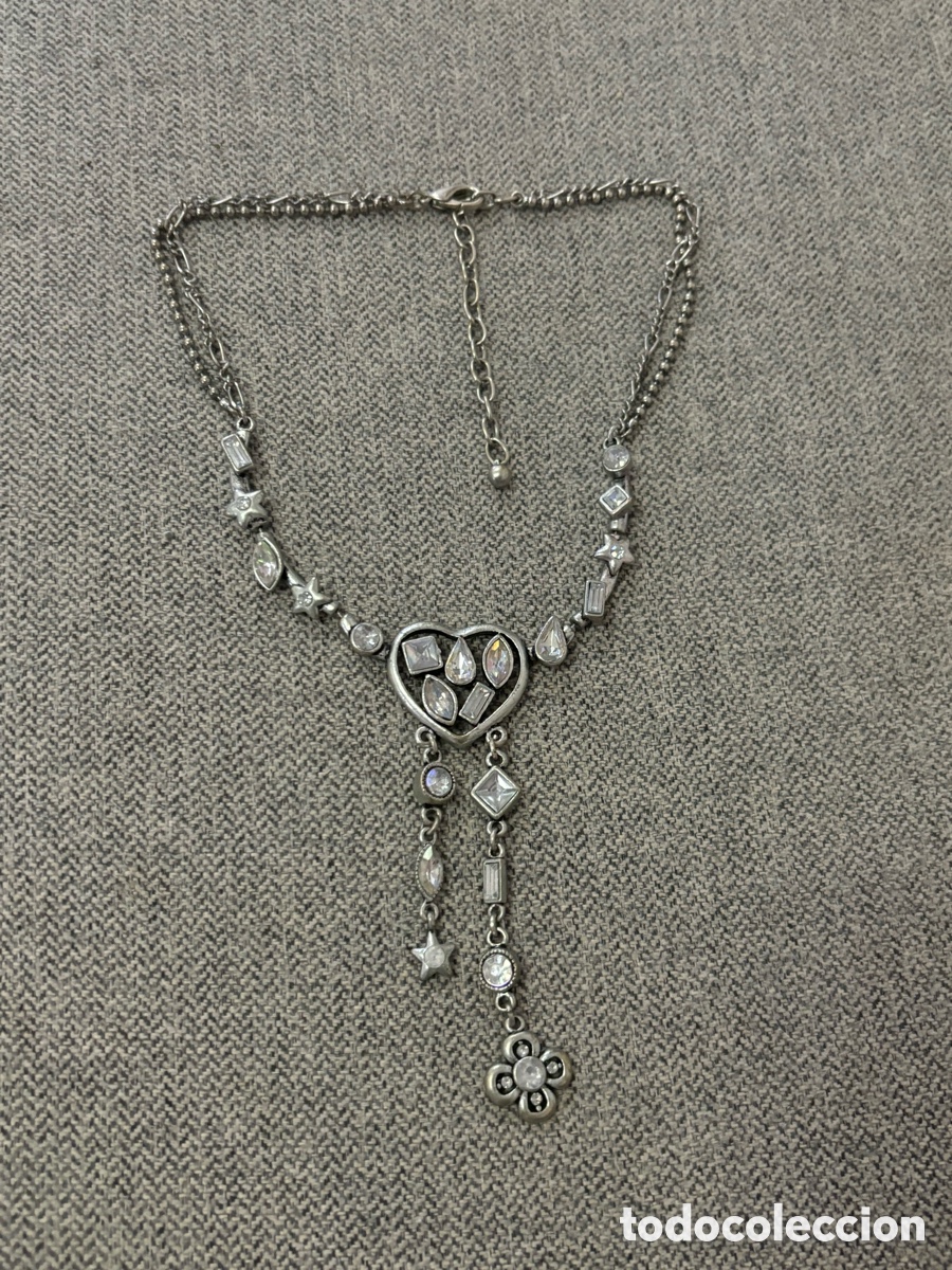 Joyeria: Gargantilla plateada de strass - Foto 1