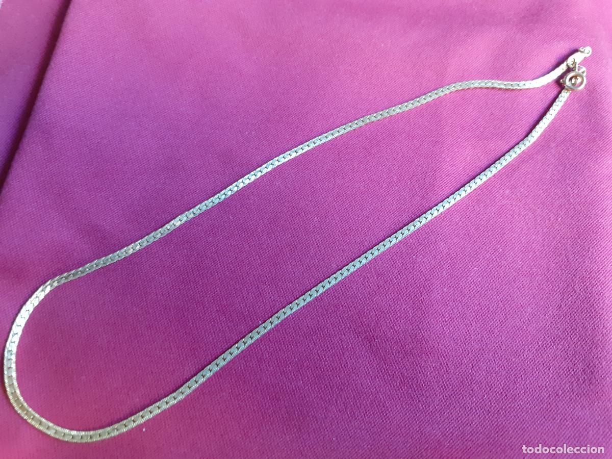 Joyeria: Collar cadena plaque oro - Foto 6