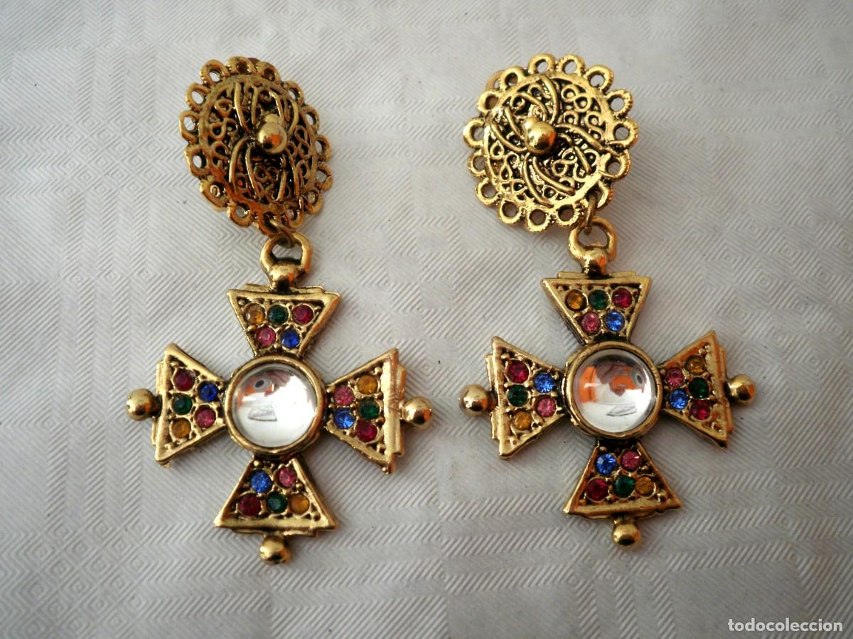 Joyeria: Pendientes con forma de Cruz de Malta - Foto 1