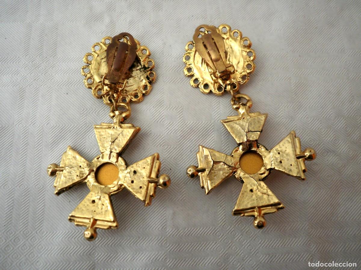 Joyeria: Pendientes con forma de Cruz de Malta - Foto 2