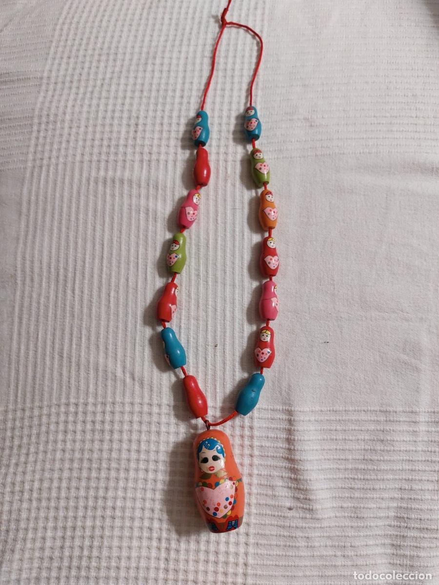 Joyeria: COLLAR MATRIOSKA DE MADERA - Foto 3
