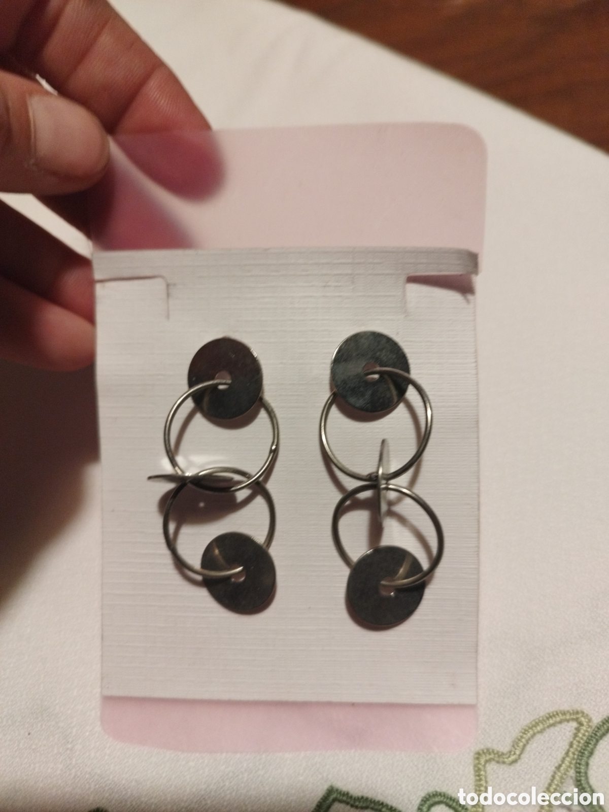 Joyeria: Pendientes vintage aros y c&iacute;rculos - Foto 1
