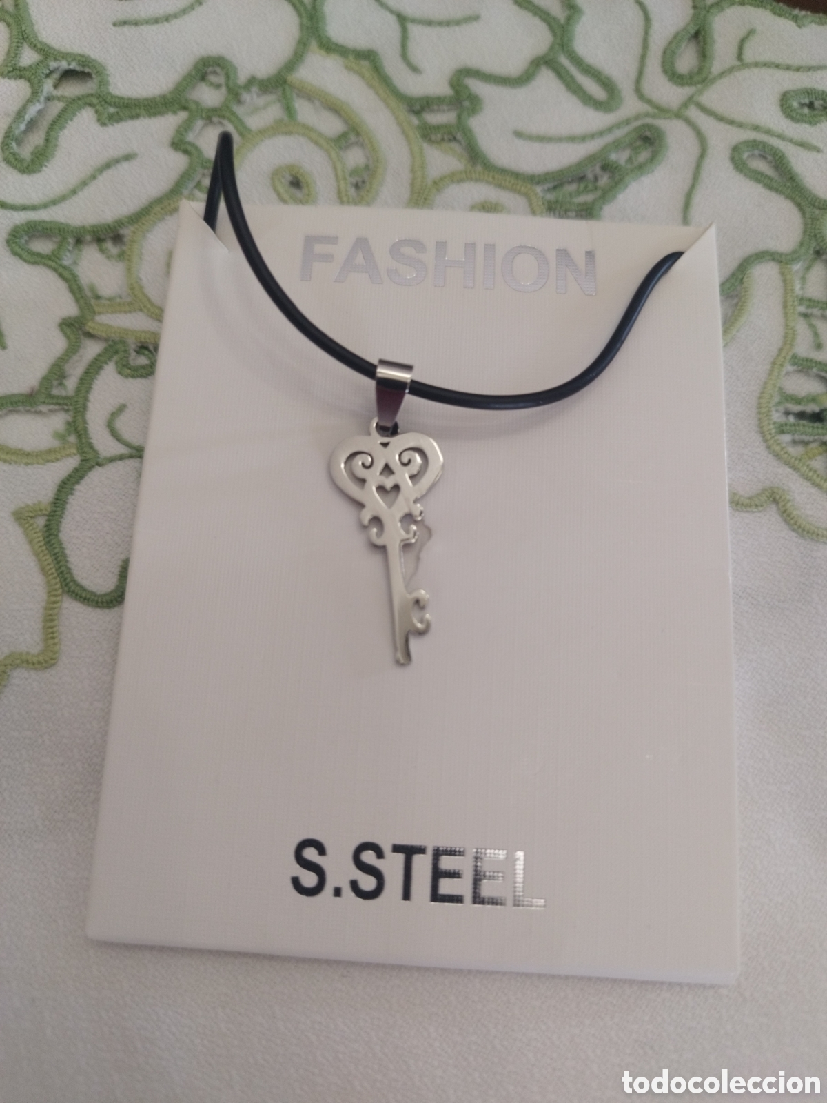 Joyeria: Collar vintage llave acero - Foto 1