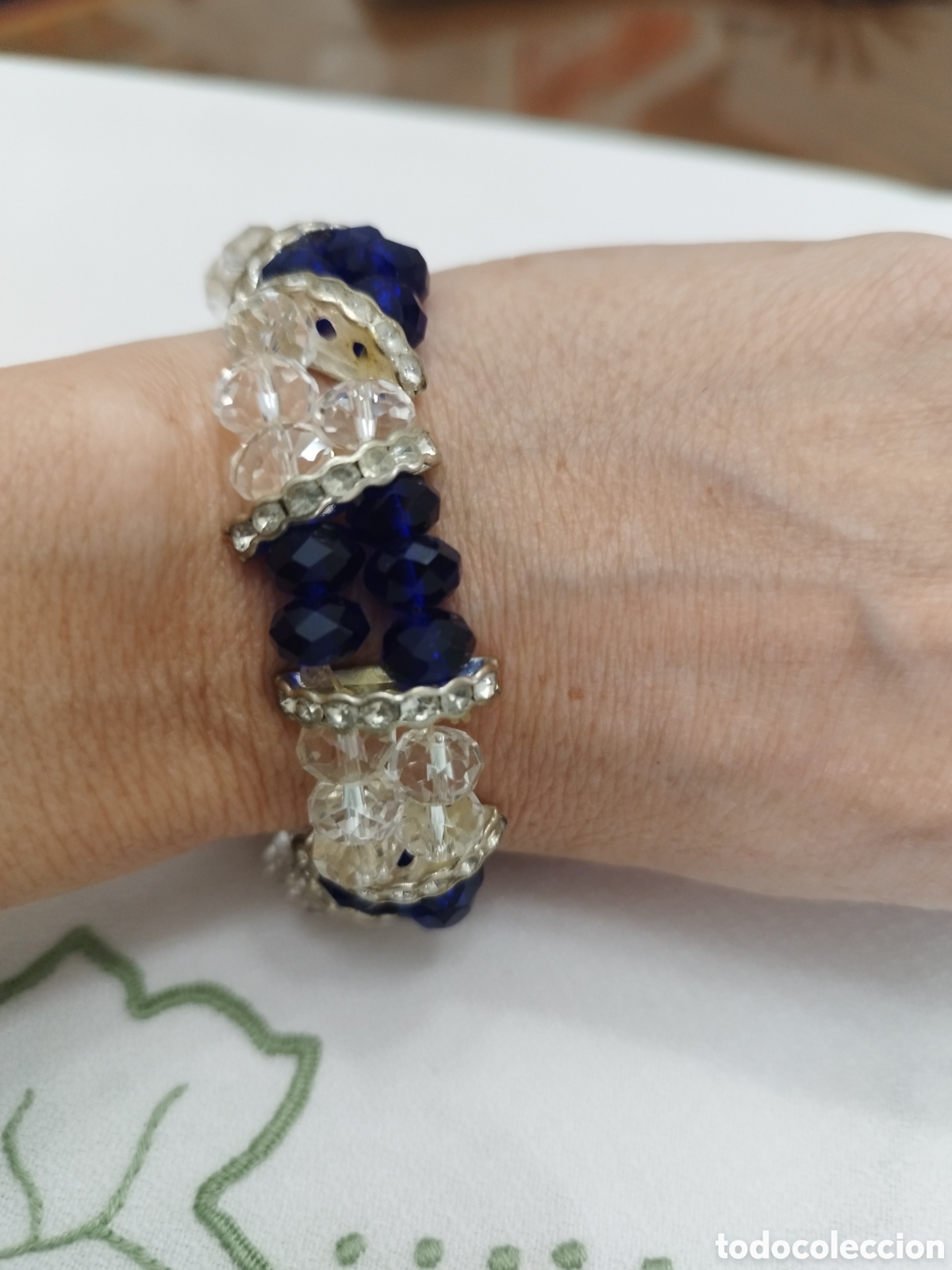 Joyeria: Pulsera cuentas cristal vintage - Foto 2