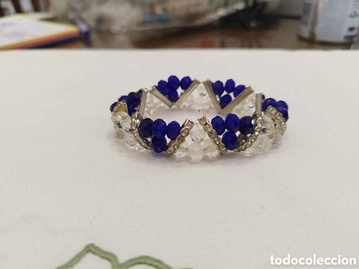 Joyeria: Pulsera cuentas cristal vintage - Foto 1