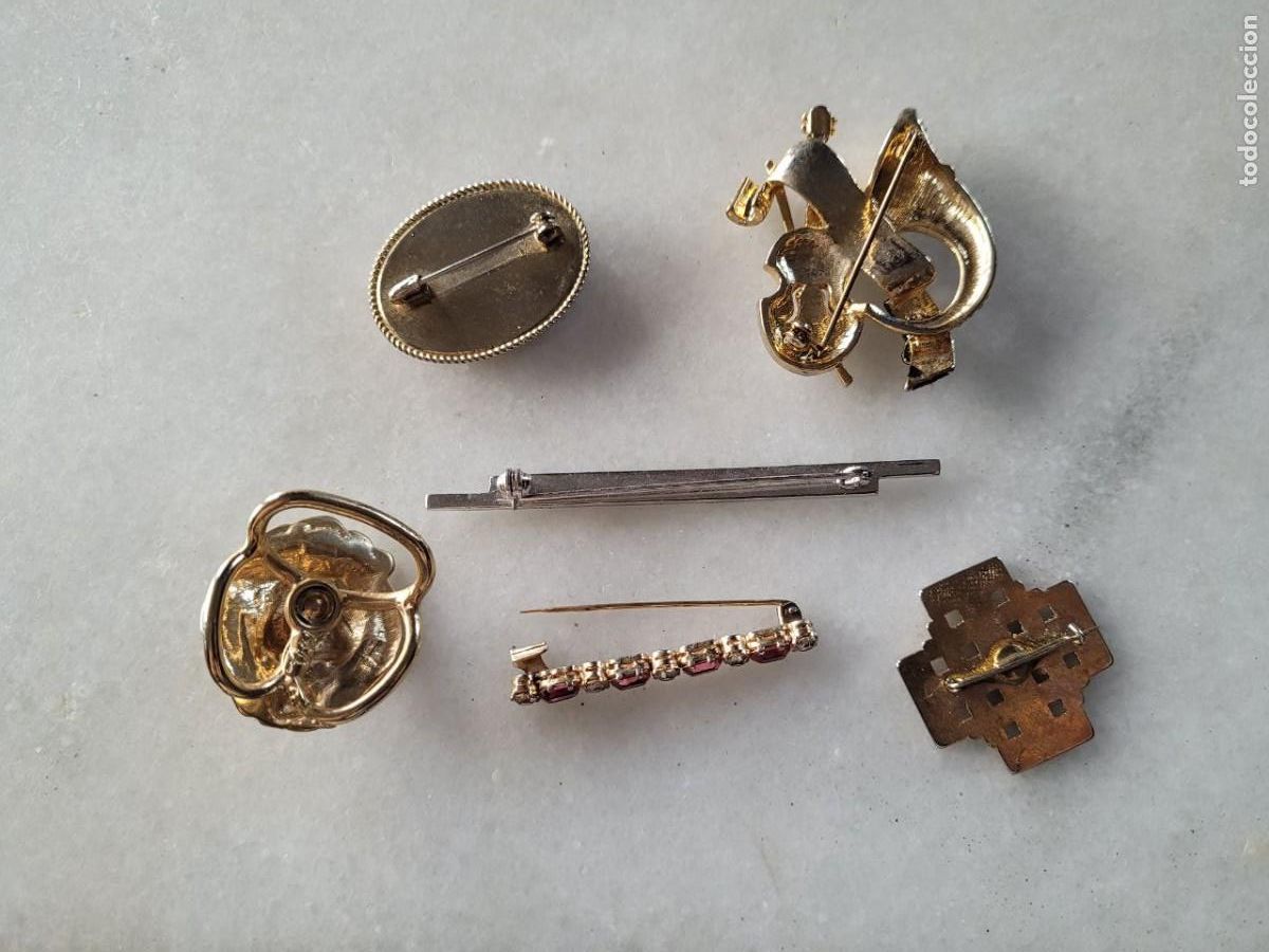 Joyeria: 6 BROCHES DE BISUTERIA - Foto 8