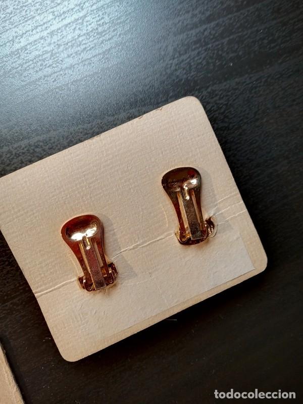 Joyeria: Pendientes dorados vintage 80s - Foto 4