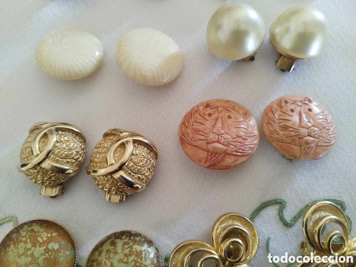 Joyeria: Pendientes bot&oacute;n vintage. Modelo a elegir. - Foto 4