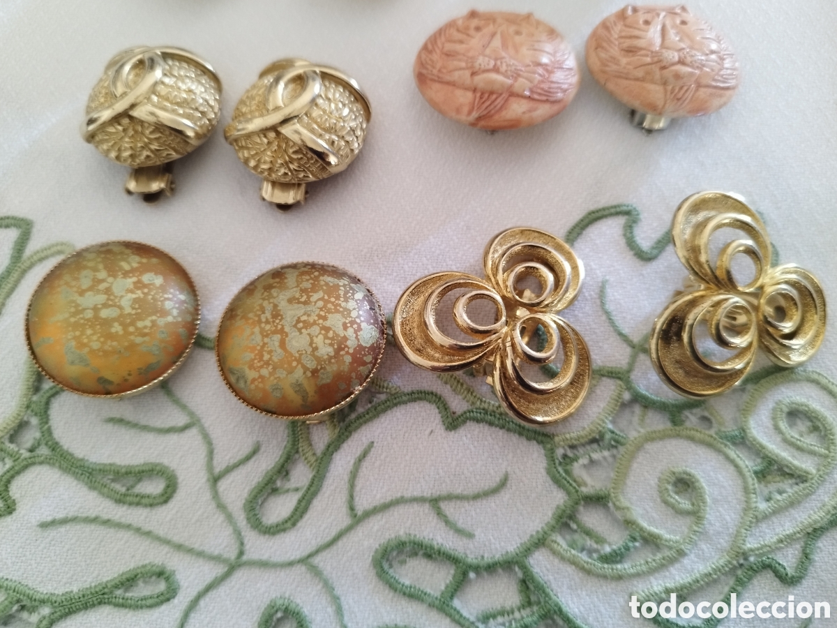 Joyeria: Pendientes bot&oacute;n vintage. Modelo a elegir. - Foto 5