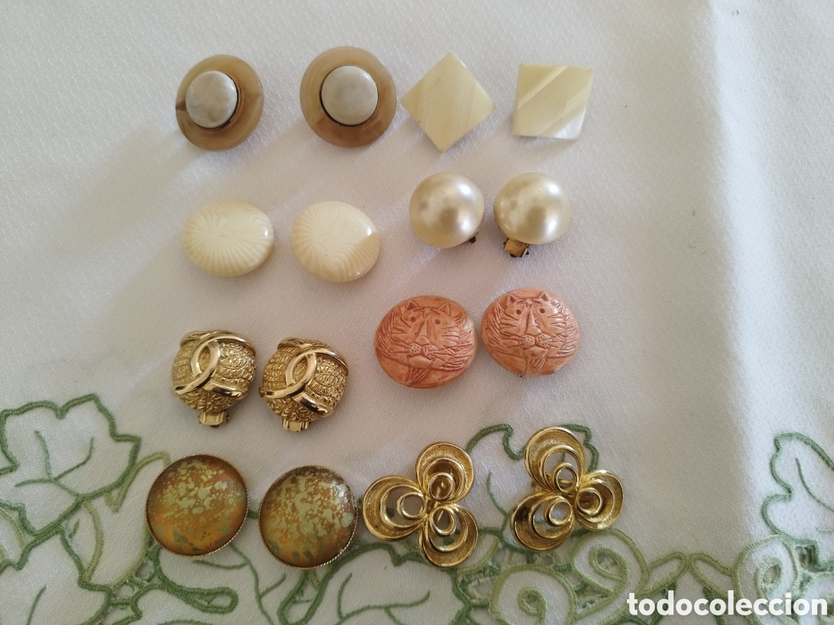 Joyeria: Pendientes bot&oacute;n vintage. Modelo a elegir. - Foto 1