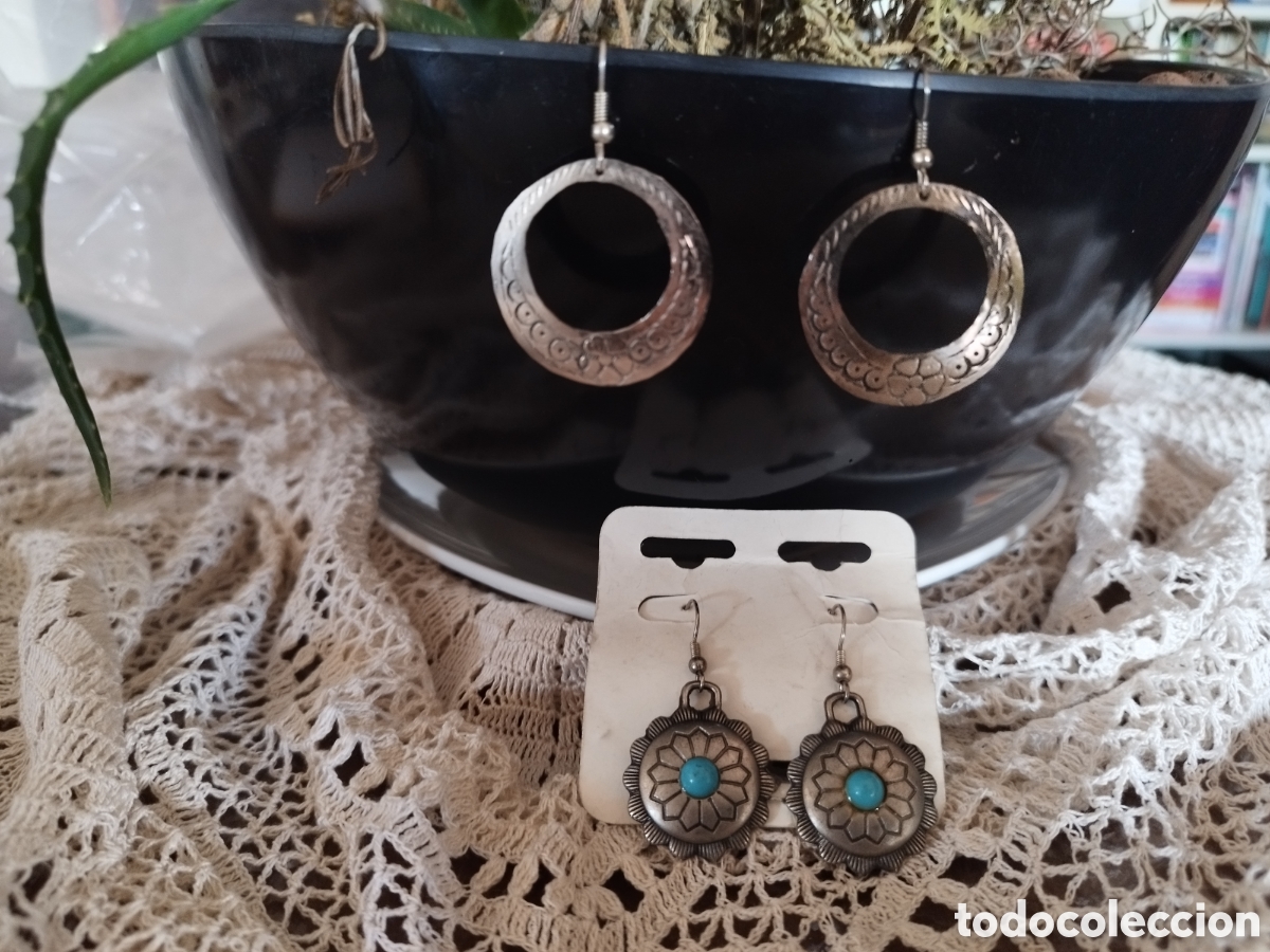 Joyeria: Pendientes metal vintage - Foto 1