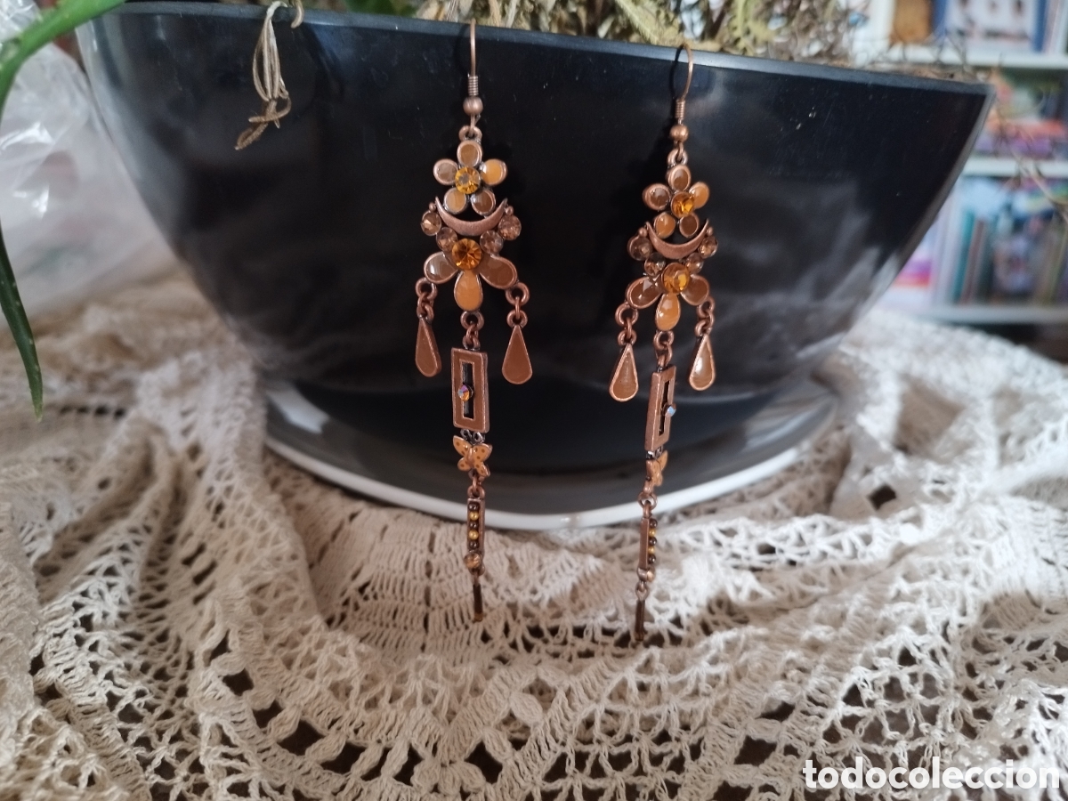 Joyeria: Pendientes largos vintage - Foto 1