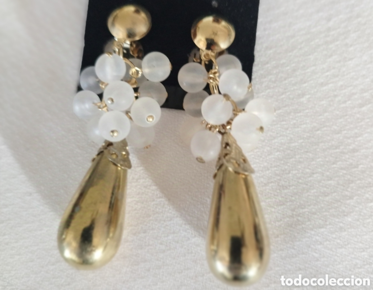 Joyeria: Pendientes vintage dorados - Foto 3