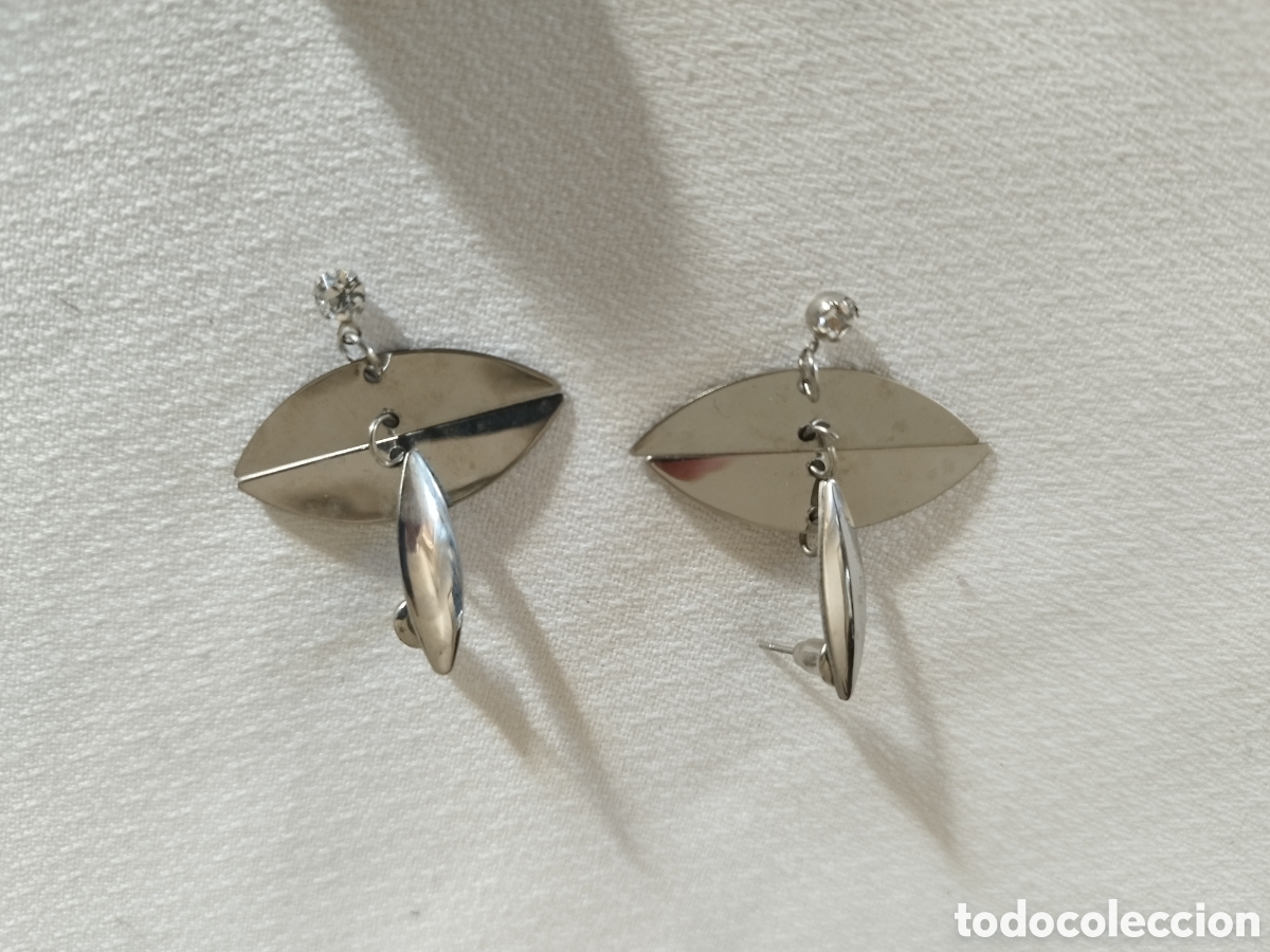 Joyeria: Pendientes vintage plateados - Foto 1