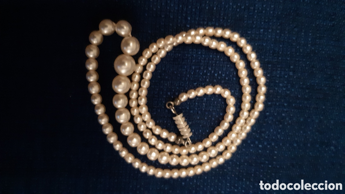 Schmuck: Collar perlas vintage resto joyeria