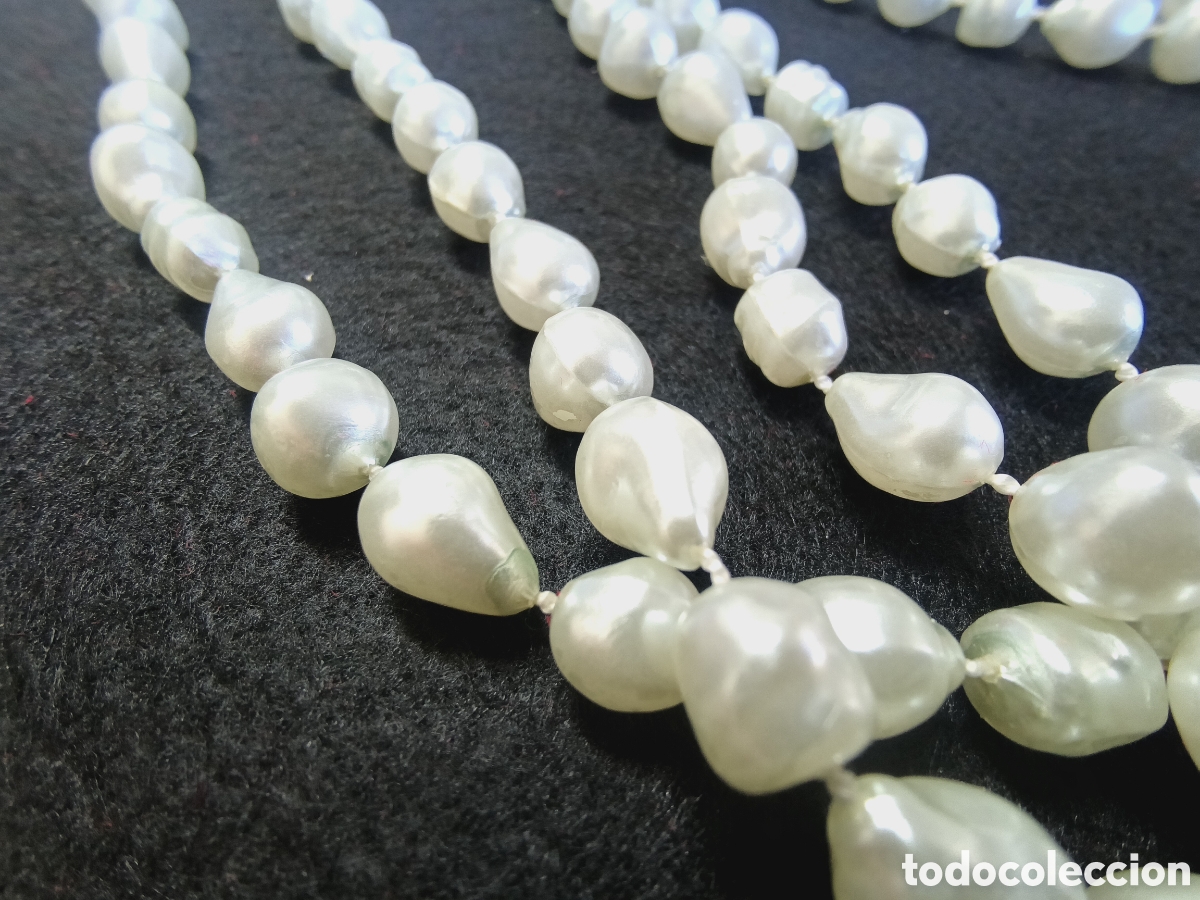 Joyeria: Collar muy largo imitaci&oacute;n de perlas - Foto 2