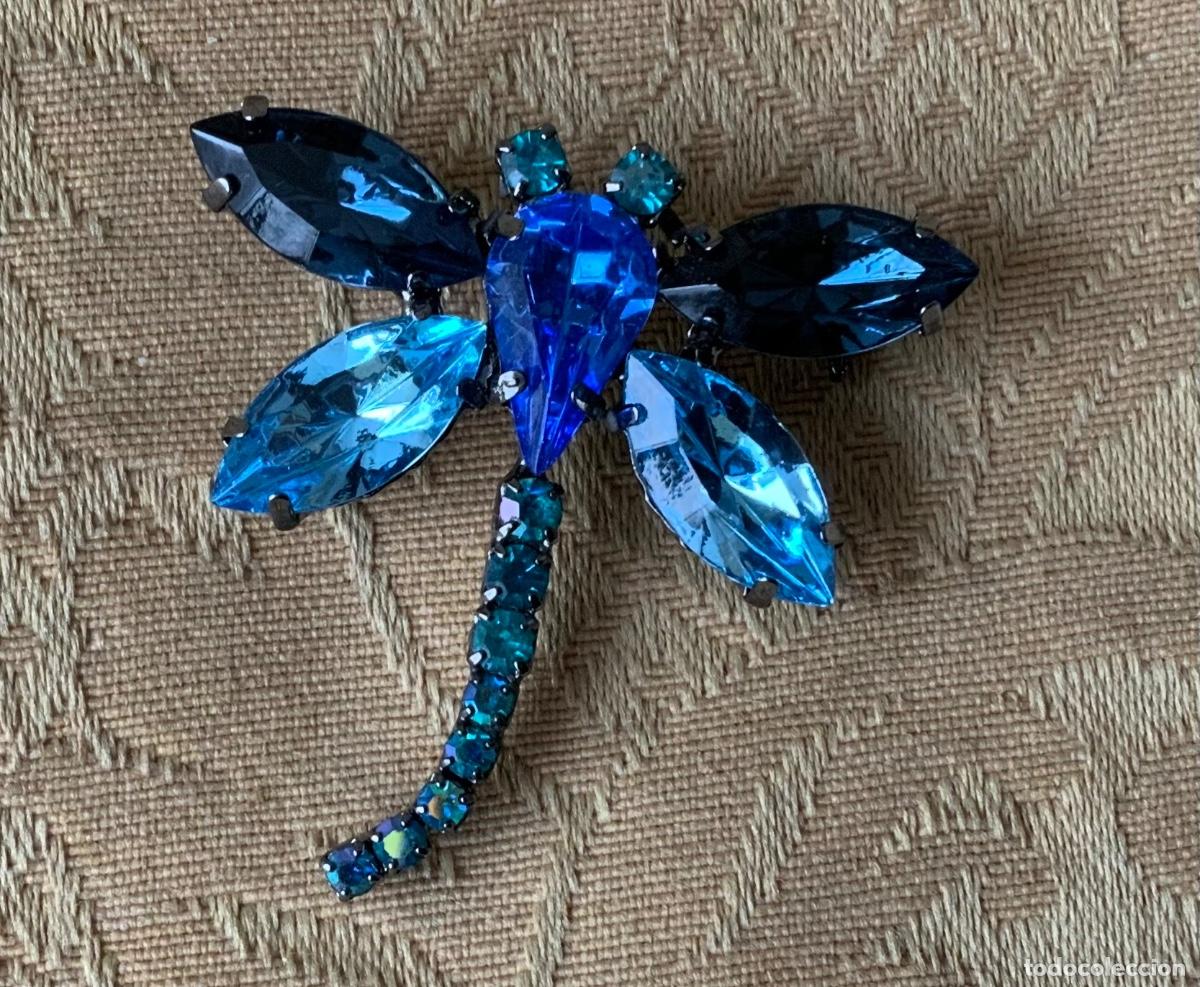 Joyeria: BROCHE LIB&Eacute;LULA CRISTALES AZULES - Foto 1