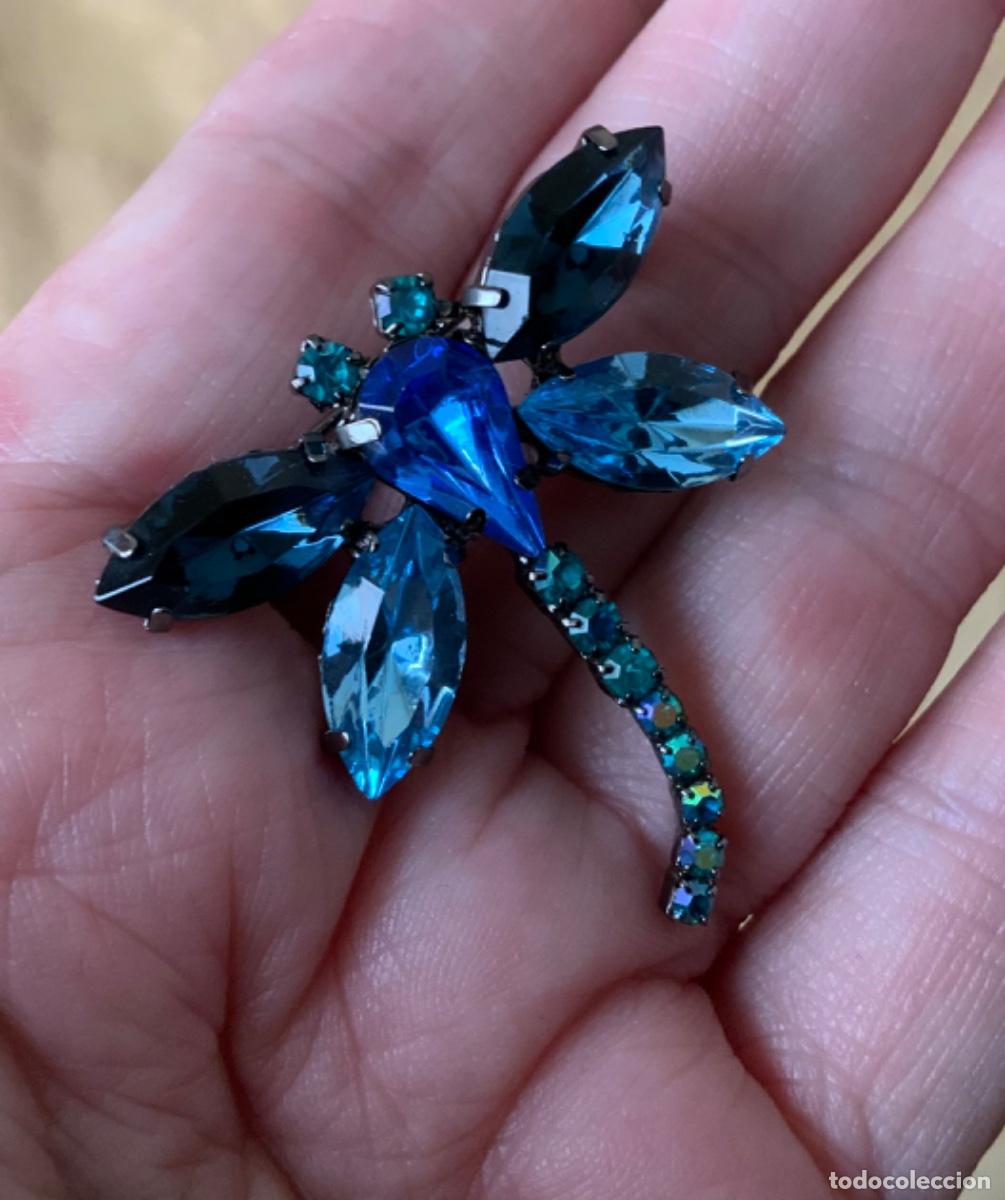 Joyeria: BROCHE LIB&Eacute;LULA CRISTALES AZULES - Foto 2