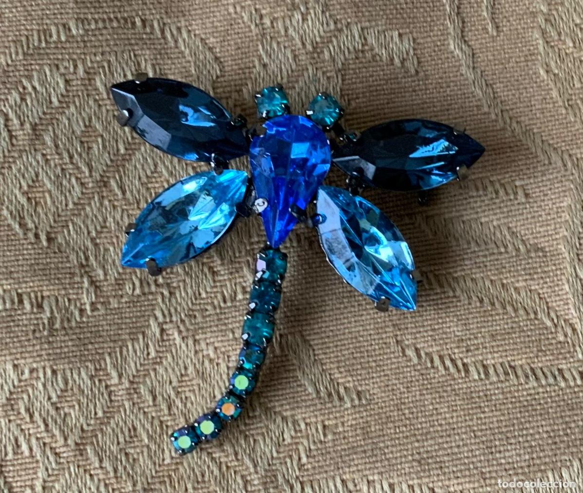Joyeria: BROCHE LIB&Eacute;LULA CRISTALES AZULES - Foto 6